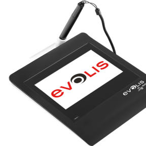 salesman Divert Bloody Electronic Signature Capture Pads | Evolis